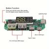 5V 2.4A Micro/Type-C USB 18650 LED Dual USB Mobile Power Bank Charging Module Lithium Battery Charger Board Circuit Protection