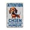 Retro Metal Wall Art for Office Living Room Outdoor, 8x12 Inch