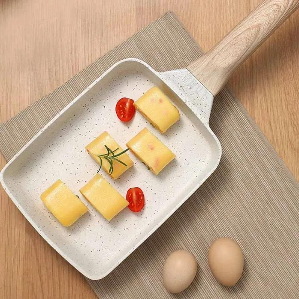Rectangle Egg Roll Pan NonStick Small Steak Frying Pan Mini Breakfast Maker  Cooking Tools