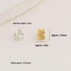 18k Gold-Filled Color-Preserving Hollow Waist Flower Spacer Beads for DIY Double-Sided Crystal Bracelet Jewelry