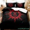 Set Biancheria da Letto Anime Berserk Stampato 3D per Camera da Letto Morbido Moderno Copriletto Confortevole Copripiumino per Bambini Coperta e Federa