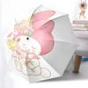 1pc My Melody Automatic Opening/Closing Umbrella with Floral Design - Portable Three-Fold Design, 8-Bone Iron Frame Outdoor Umbrella, Perfect Gift for