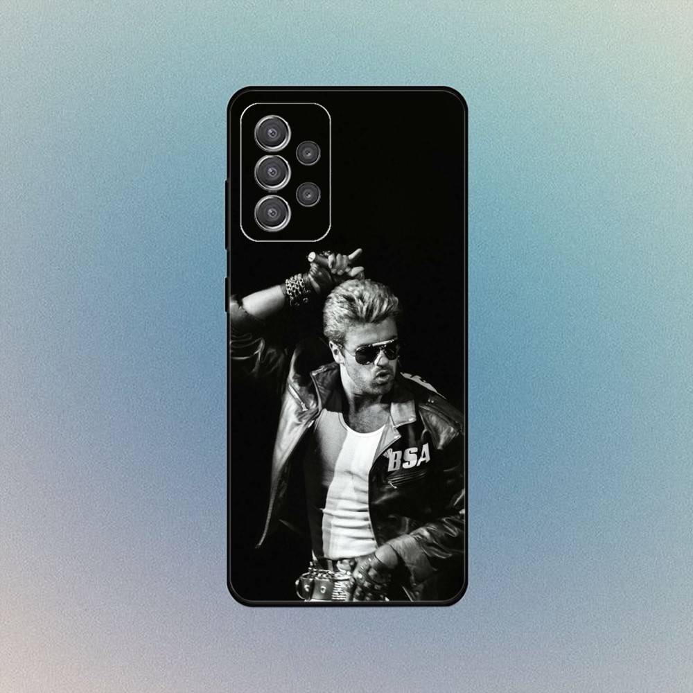 G-George Michael Phone Case For Samsung S25,S24,S21,S22,S23,S30,Ultra,S20 Black Soft Case