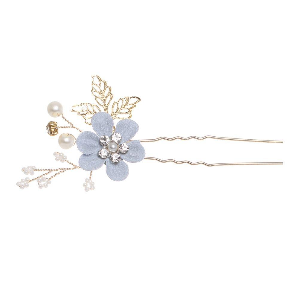 Beautiful Wedding Bride Hair Jewelry Hair Combs Flower Hair Pin Bridal Clips Leaves Tiara