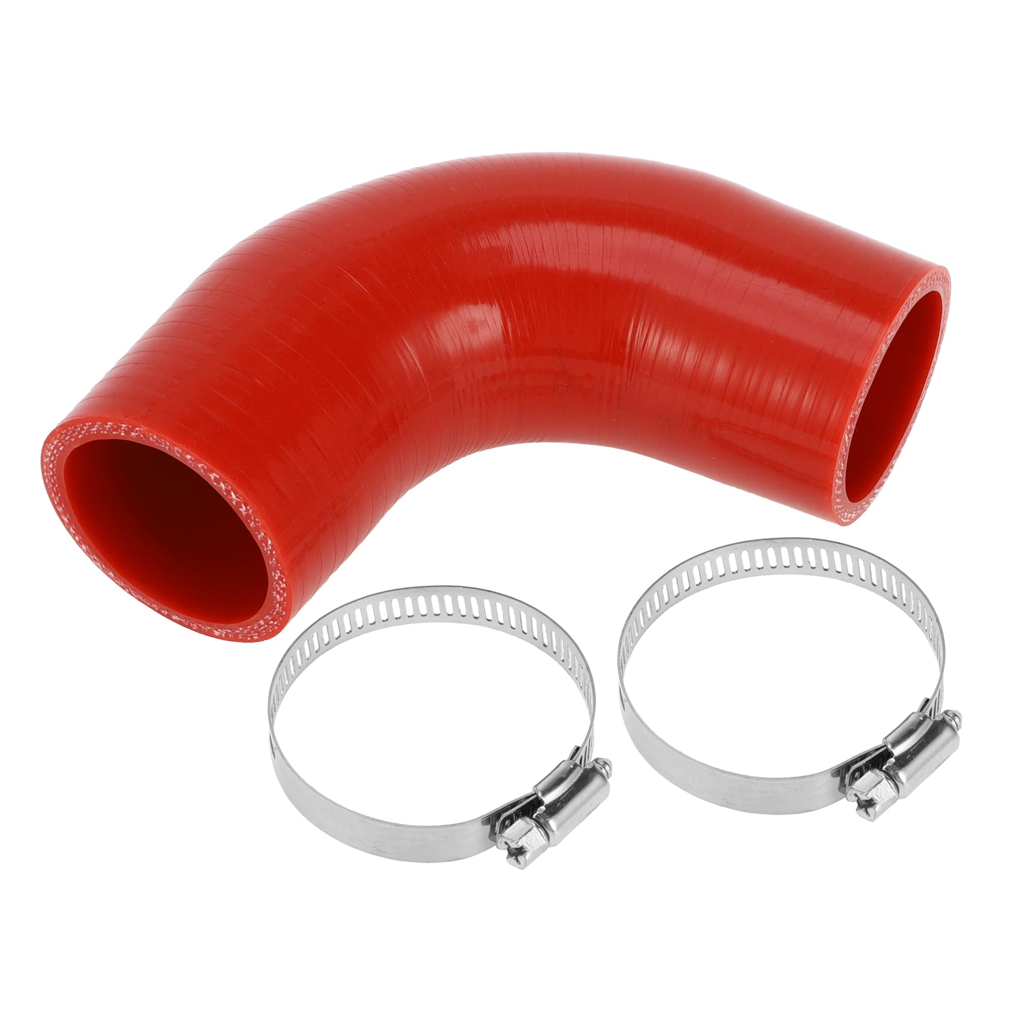 

X AUTOHAUX Silicone Hose, Ragator Hose, Silicone Tube, Oilproof Hose, Air Duct Hose, 90 Inner diameter 45mm чорний