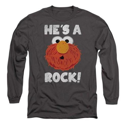 Sesame Street Unisex Adult HeÂ´s A Rock Long-Sleeved T-Shirt