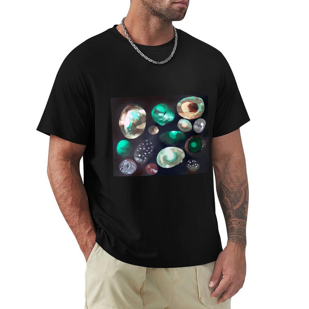 Space Rocks Tshirt Lightweight Basic Short Sleeve Shirt