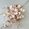 Artificial Orchid Decor Wedding Hall With Silk Fabric For Home And Event Decor
