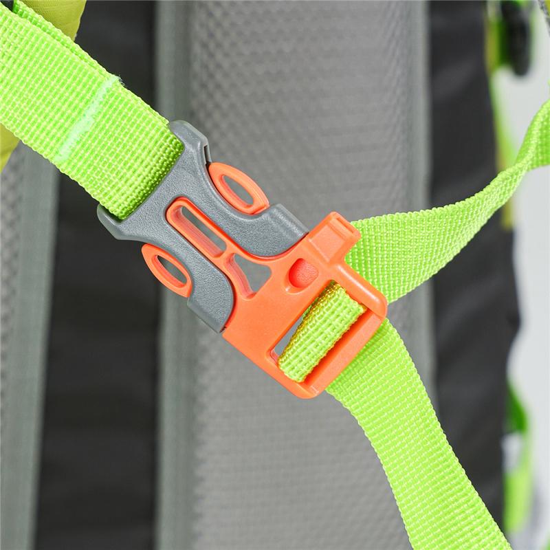 Outdoor Hiking Backpack with Mesh Side Pockets and Adjustable Straps for Adventure and Travel