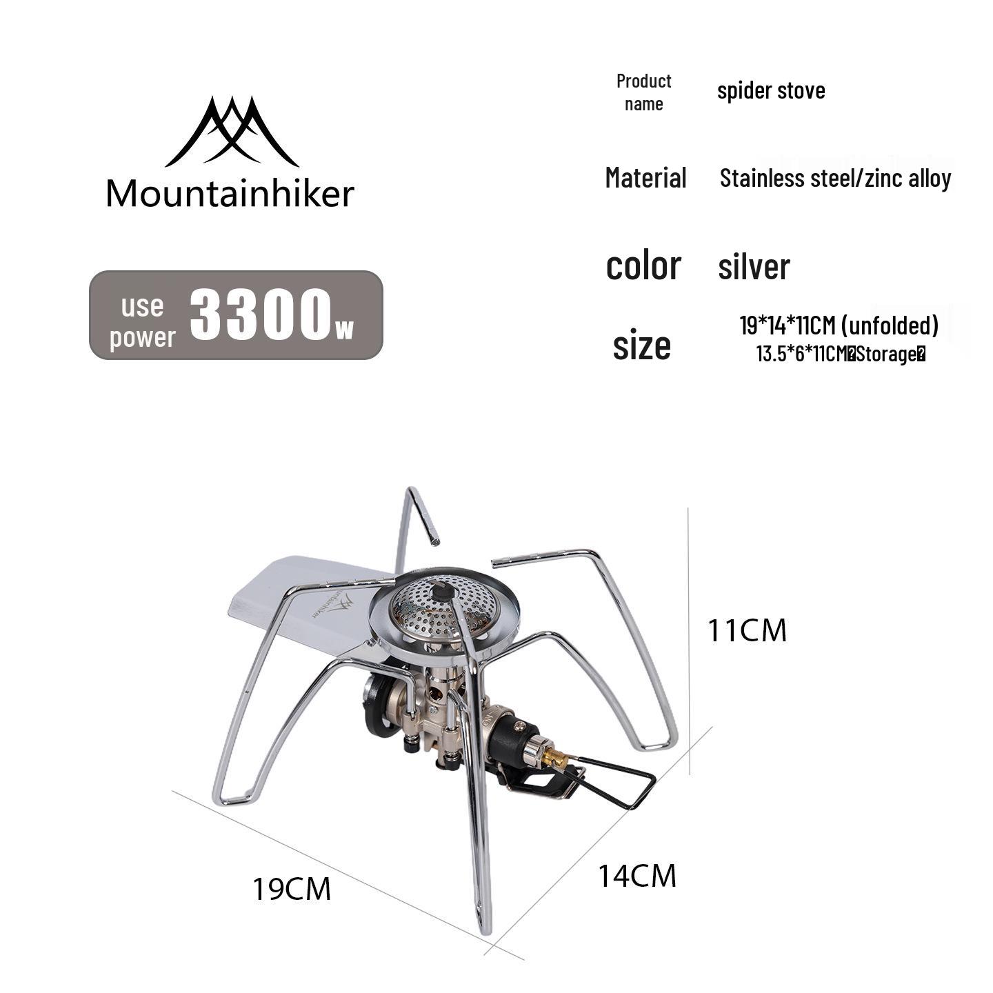 Titanium Spider Camping Stove: Outdoor Portable Gas Stove for Tea Brewing and Water Boiling