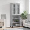 VidaXL Highboard Concrete Grey 69.5x34x180 Cm Engineered Wood 3198749