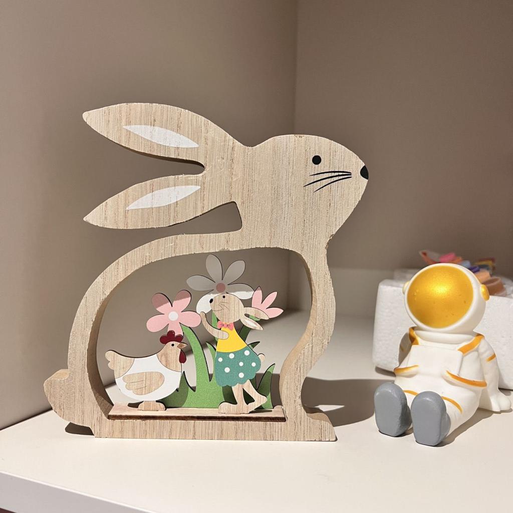 Hochästhetische Holzornamente im rustikalen Stil, Schreibtischdekorationen für das Büro, Echte kleine Geschenke, Eingangsbereich