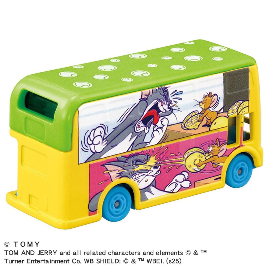 Takara Tomy Tomica Dream Tomica SP Tom and Jerry Wrapped Bus Miniature Car Toy for ages 3 and up (Yellow)