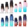 Fitness Sports Water Bottle Frosted Water Bottle Leakproof Large Capacity Reusable Water Bottles for Fitness Gym Outdoor Sports