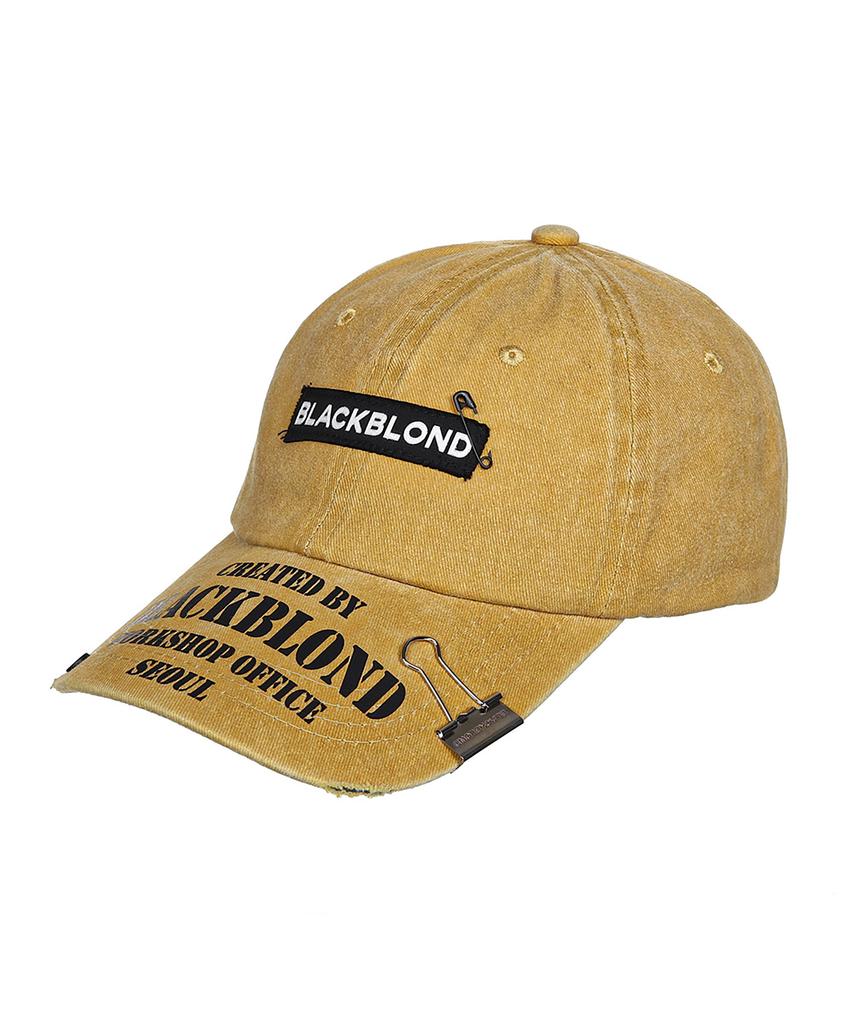 BLACKBLOND Vividi Patch Logo Workshop Pigment Cap (Mustard)