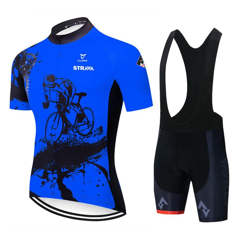 

Short-sleeved Bicycle, Bicycle Suit Breathable and Quick-drying Cycling Suit 2026 Summer Suit Breathable Cycling Suit XXXL