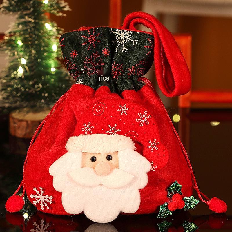 Christmas Eve Apple Gift Set: Peace Apple Candy Bag for Kids