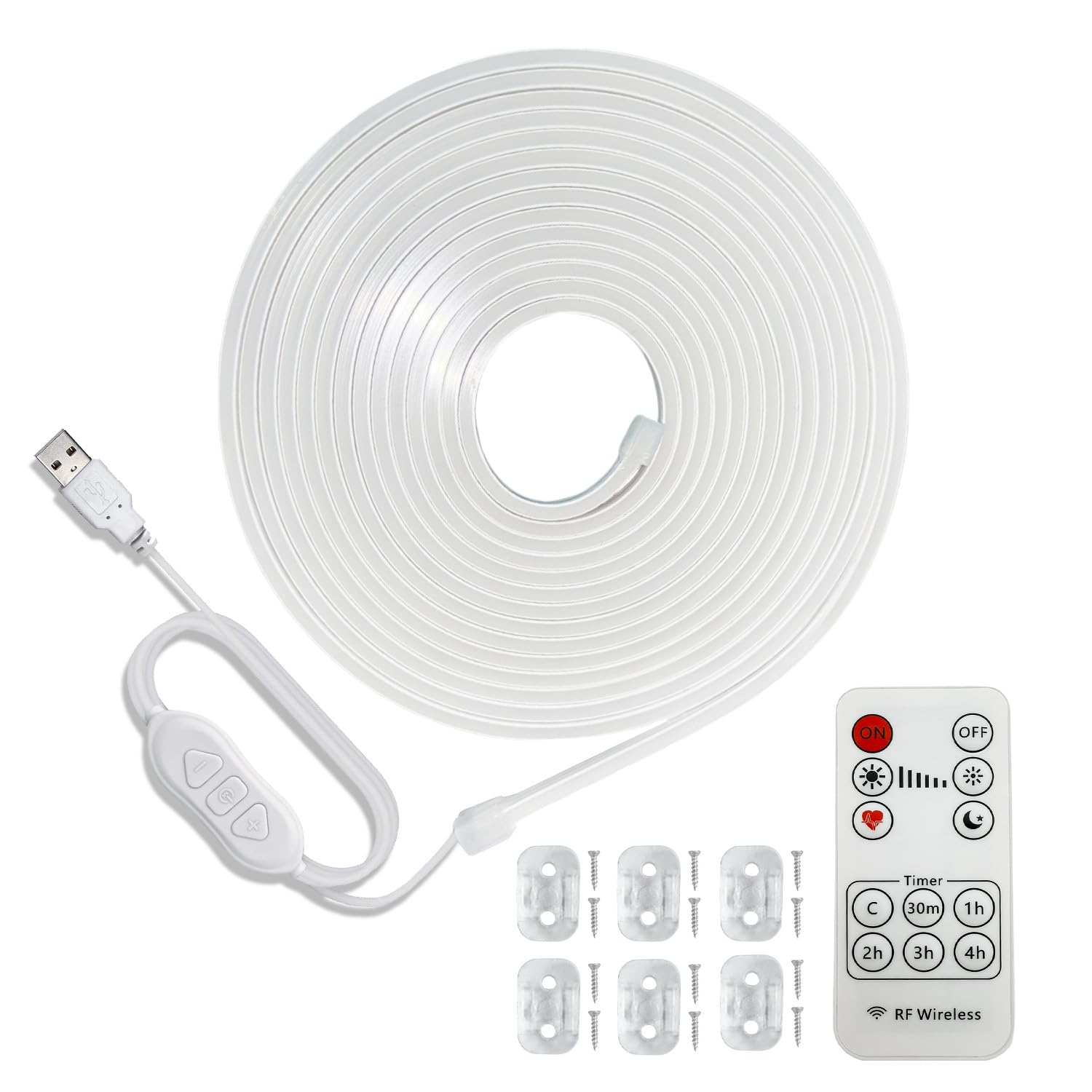 

Guosan Светодиодная лента Боковая COB Трубка Линейная лента Светодиодный неон Гибкая и подходит для внутреннего и наружного использования Свет, Освещение, Освещение, Свет, Водонепроницаемая,