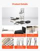 VEVOR Pilates Reformer, Pilates Machine for Home Gym Studio Use, Strength Training Workout Equipment with Dual Resistance, Reformer Box