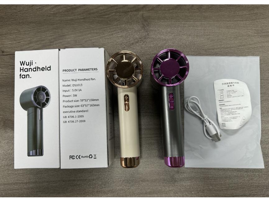 Southeast Asia High-Speed 100-Gear USB Rechargeable Portable Handheld Mini Fan