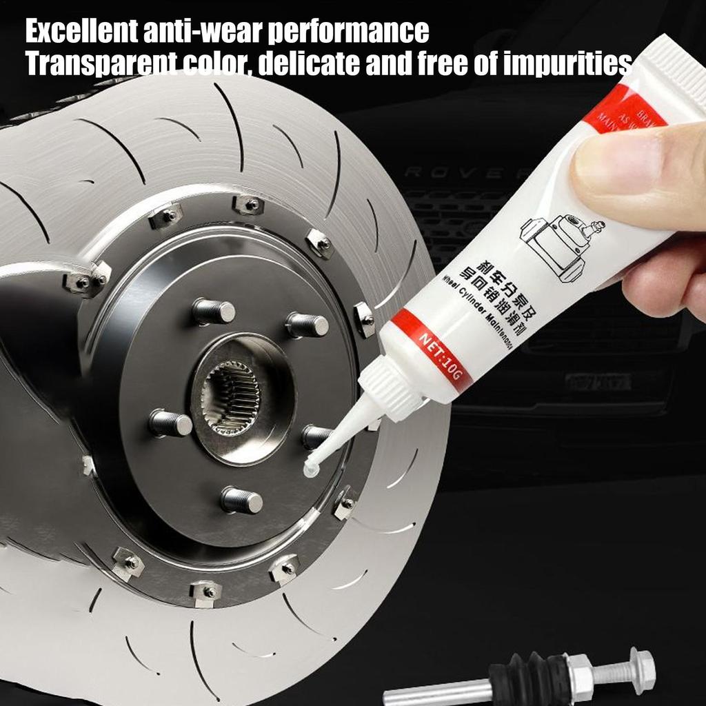 10g Brake Pin Grease Car Rust Brake Noise Moisture Proof Efficient Lubrication For Brake Pin Parts Squeal Stopper Lube