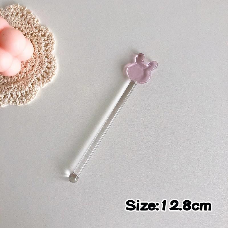 Стеклянная палочка для перемешивания для кухни, кофе, коктейлей, палочка для перемешивания, милые палочки для перемешивания в виде цветов и звезд, посуда, креативные инструменты для перемешивания