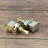 FLEOR 2pcs B500K Guitar Long Copper Split Shaft Guitar Tone Volume 18 Spline A500k+2pcs Push-Push Pots, Potentiometer,