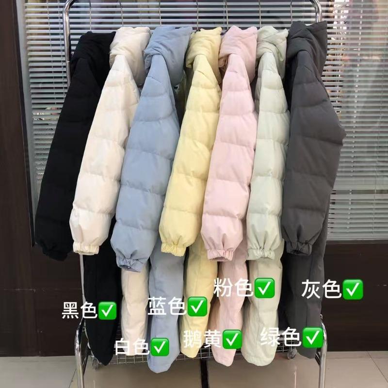 Long White Duck Down Jacket, Men's and Women's Work Clothes, Warm Jacket, Men's Outdoor Fixed Cold-proof Down Jacket