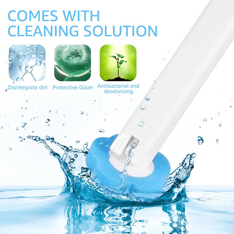 12/18Pcs Toilet Brush With Disposable Replacement Head Kits Upgrade Long Handle Bathroom Cleaning Brush For Home Wc Accessories