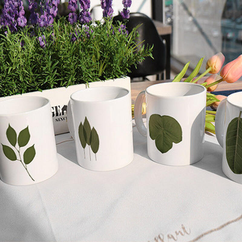 ii380-Design Mug 4p-Leaf Botanical