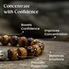 Astrotalk Tiger Eye Bracelet |  Crystal for Confidence & Protection | Natural Tiger Eye Stone | Crystal Bracelet