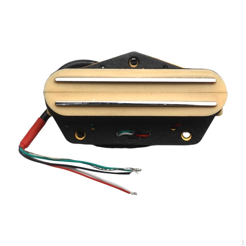 Bridge Double Coil Pickup for Electric Guitar with Rail System