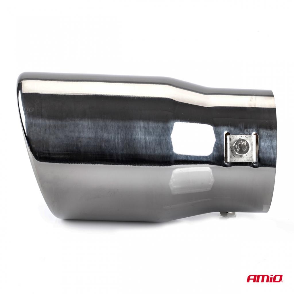 Exhaust Muffler Tip Stainless Steel Mt 007Bc Graphite Amio-02193