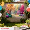 2D Plane, 1 Piece - Autumn Forest Path Scenery | Suitable for Families and Gardens