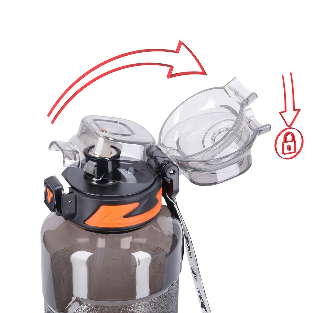 Sports Bottle for the Gym 1500ml - Black
