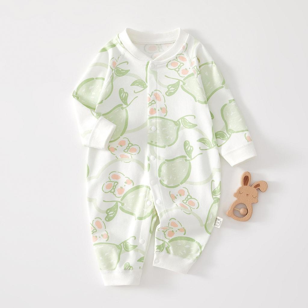 Newborn Baby Clothes Cotton Long Sleeve Romper Soft Infant Onesie Spring Autumn Winter Pajamas Crawling Suit