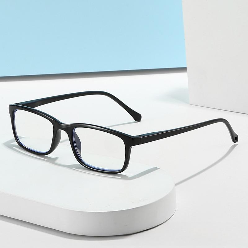 High Definition Portable Adjustable Spring Leg Anti Blue Light Reading Glasses Square PC Frame Presbyopia Eyeglasses