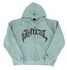 Suéter retro americano con cremallera sudadera gótica con estampado de letras y estrellas chaqueta casual una pieza