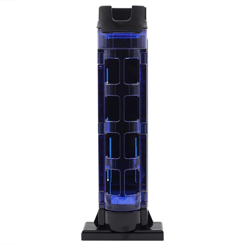 Fishing Box Rod Holder, Adjustable Height Fishing Box Rod Support Fishing Box Rod Barrels Holder Stand Support with Base