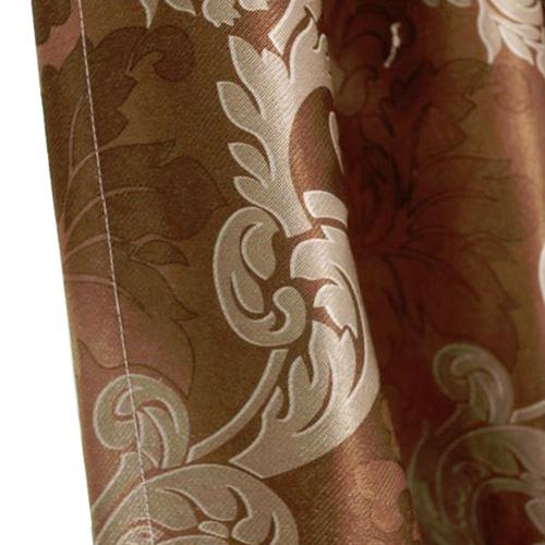 1PC Retro Printed 70-80% Blackout European Style Comfortable Curtains for Bedroom Balcony Window Drapes for Living Room LOZUJOJU