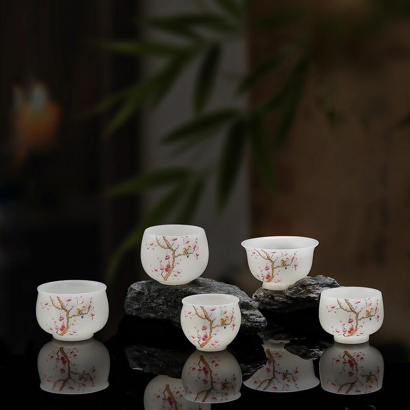 White Jade Porcelain Master Tea Cup