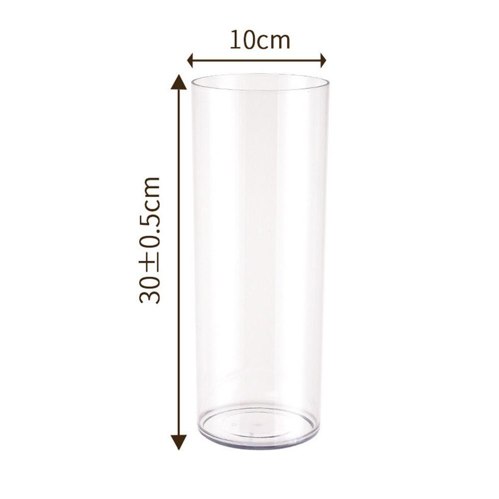 Modern Flower Vase Acrylic Deep Water Flower Pot New Floating Candle Holder Home Decoration