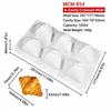 Non-Stick Croissant Mold 6-Cavity Baking Molds New Dessert Mold  Kitchen Bakeware
