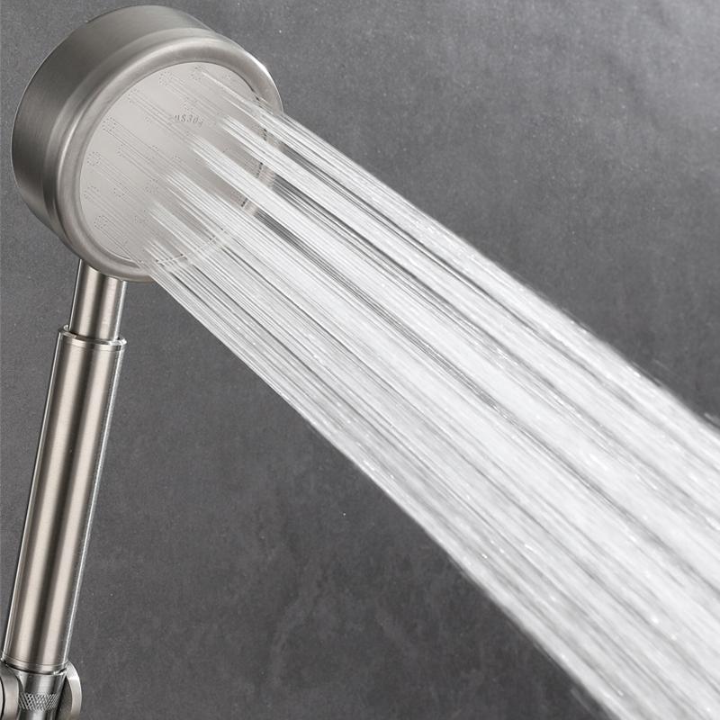 304 Stainless Steel Bathroom Shower Set Household Shower Faucet Wall Mounted Bathtub Faucet Rain Shower Column Bidet Faucet