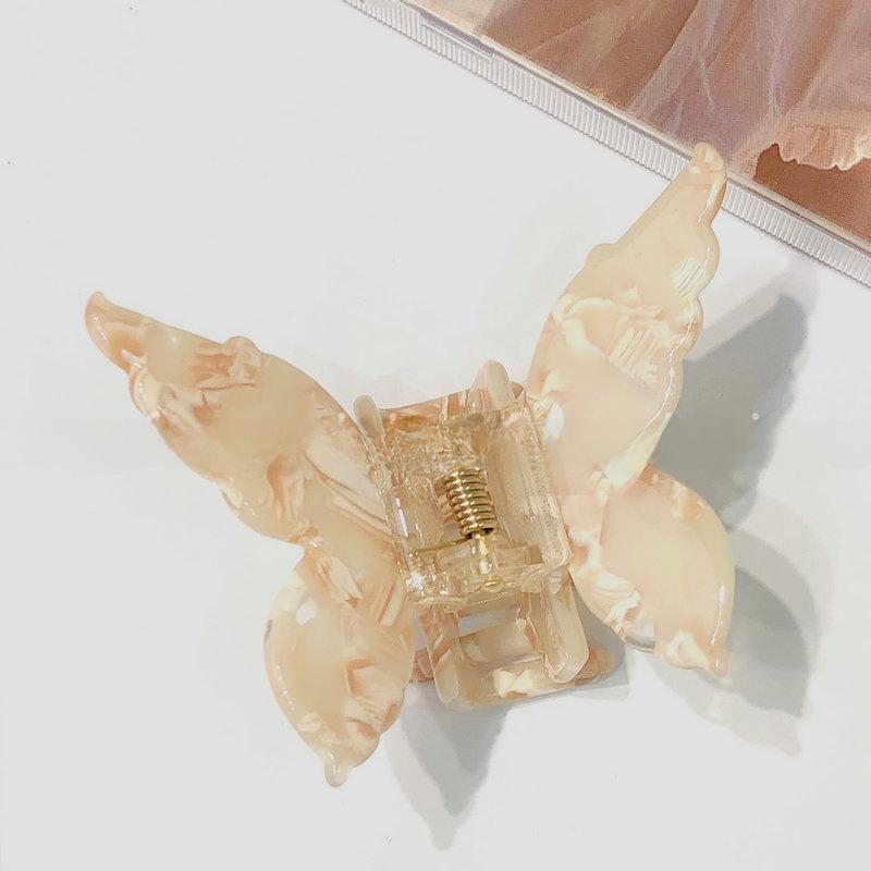 

Французская милая корейская шпилька-бабочка - зажим для волос «Акула» из акрила и ацетата для хвостиков null кремовый