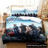 3D Print Fast and Furious Comfortable Duvet Quilt Cover Pillowcase Bedding Set Children Bedroom Decoration Home Textile
