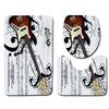 Bathroom Floor Mat Bathroom Mat Toilet Three-Piece Set