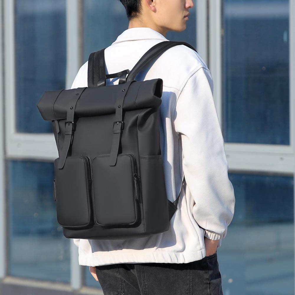 Business Backpack High-end Men's Large-capacity Computer Backpack Student Schoolbag Lightweight Outdoor Commuting Bag