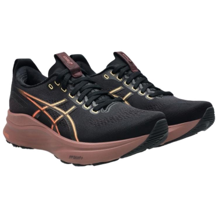 Asics Gel-Kayano 32 Comfortable Versatile Durable Low-Top Running Shoes Women Sneaker Black Purple Pink 1012B838-003