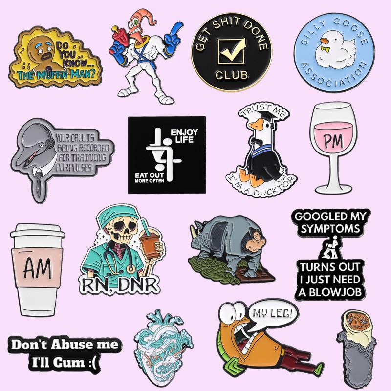 Entzückende Cartoon Tier Alphabet Metallanstecknadel Niedliche Brosche Zubehör Set Für Alle Altersgruppen